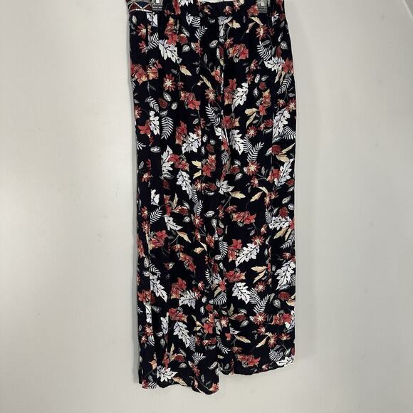 JAASE Boho Festival Floral Wide Leg Palazzo Pants Travel Sequins Hippie Resort - Picture 9 of 12